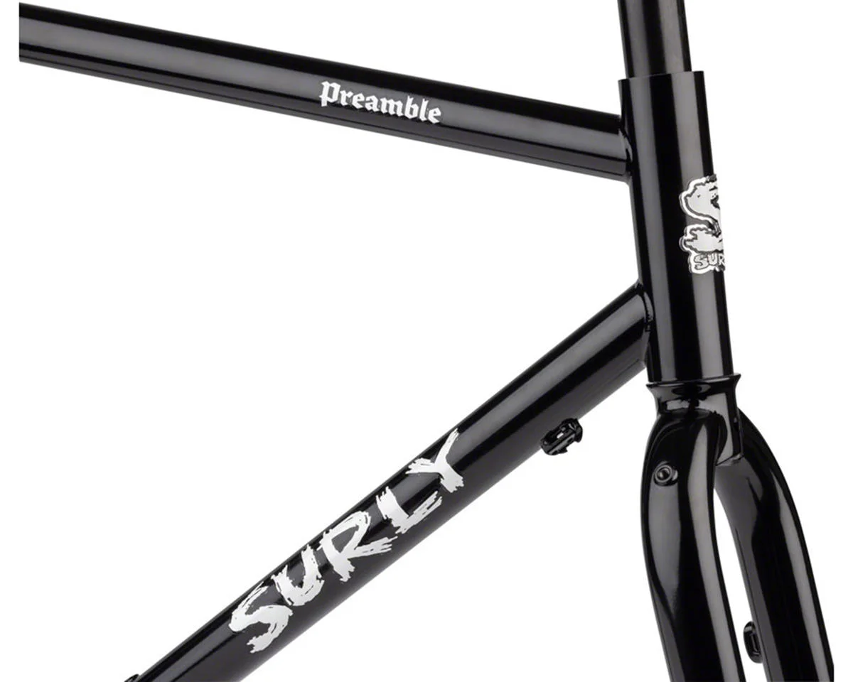 Surly Preamble Frameset (Black) (700c) (M) - view 2